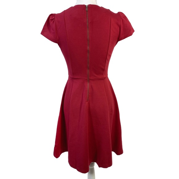 Excellent used condition Sourpuss STUD COLLAR DRESS RED in size XL - Picture 5 of 14